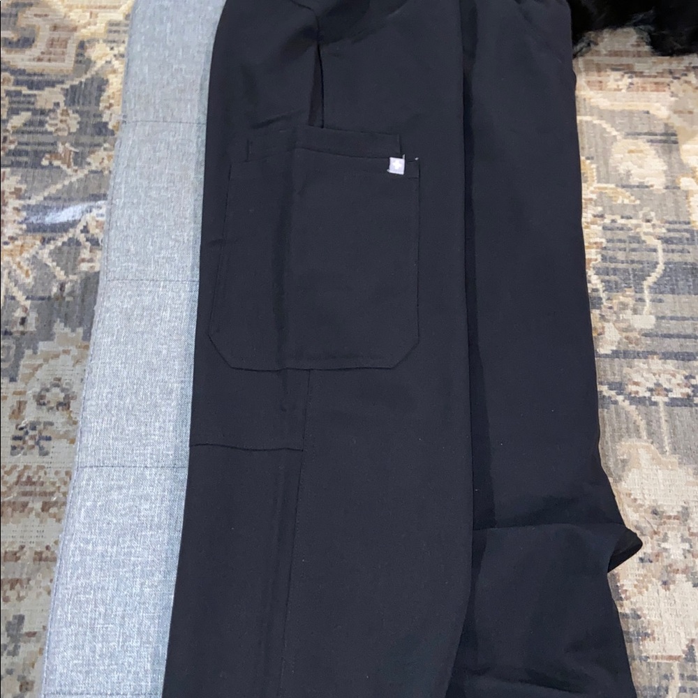Figs Black Wide Leg Pants - Picture 3 of 3